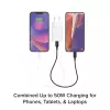 Alimentatore Zagg 50W 2x USB-C bianco — Zagg mophie essentials