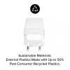 Alimentatore Zagg 50W 2x USB-C bianco — Zagg mophie essentials