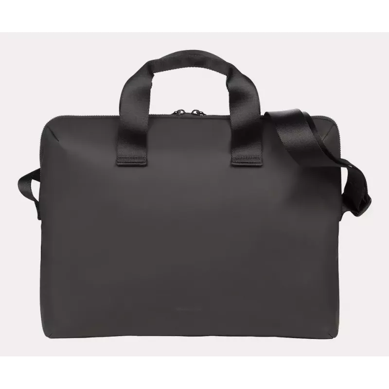 Tucano Gommo BGOM15-BK borsa per laptop da 15,6 pollici e MacBook Pro 16 pollici (40,6 cm), materiale riciclato idrorepellente, tracolla, nera