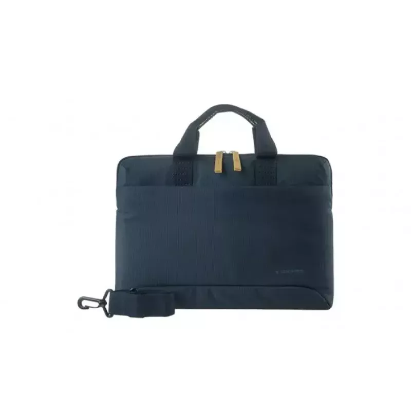 Borsa a tracolla Tucano Smilza 15,6 pollici blu con manico e cinghia a tracolla