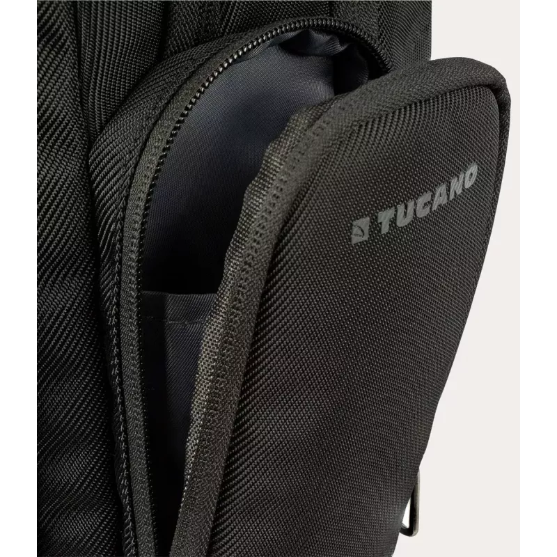 Tucano Sole Gravity BKSOL17-AGS-BK zaino per notebook con AGS, fino a 17 pollici / MacBook Pro 16, nero
