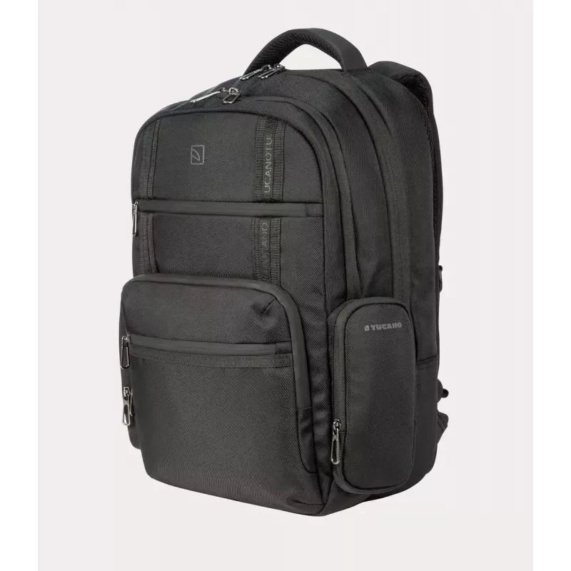 Tucano Sole Gravity BKSOL17-AGS-BK zaino per notebook con AGS, fino a 17 pollici / MacBook Pro 16, nero