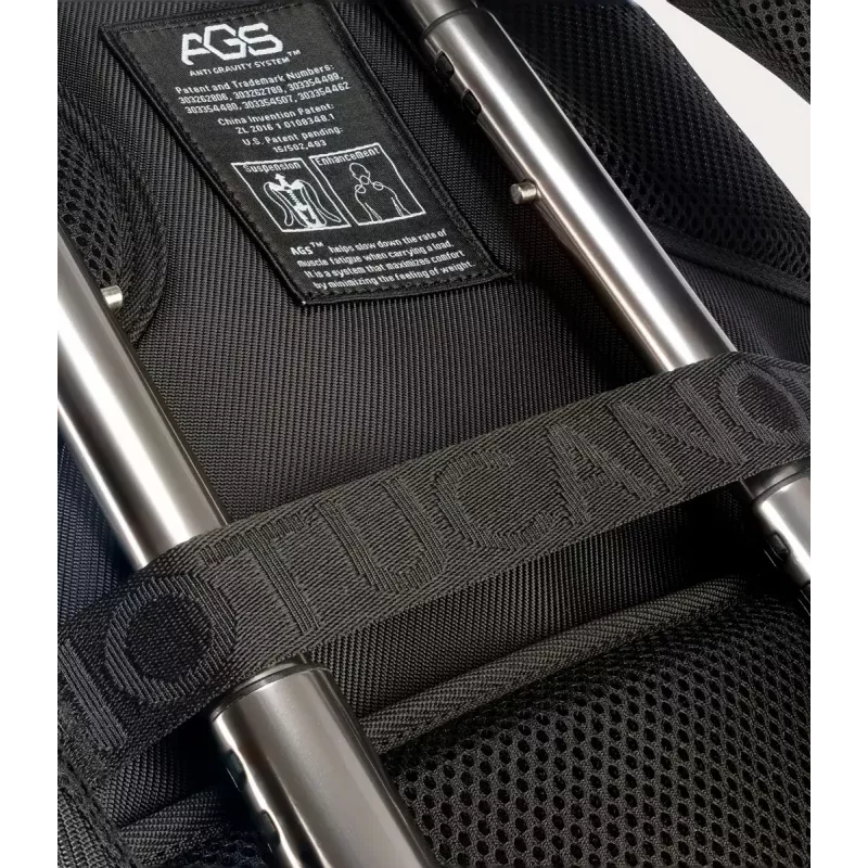 Tucano Sole Gravity BKSOL17-AGS-BK zaino per notebook con AGS, fino a 17 pollici / MacBook Pro 16, nero