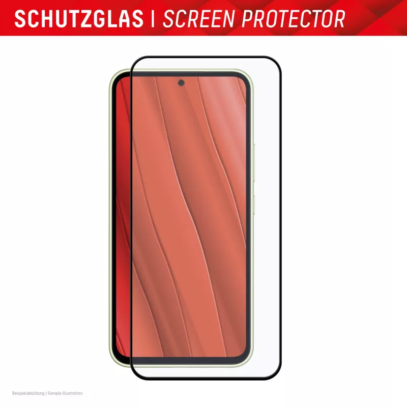 Displex Pellicola protettiva Full Cover (10H) per Samsung Galaxy A35/A55 5G, cornice di montaggio Eco, Full Cover
