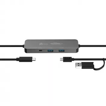 j5create JCH462 Wormhole Switch™ Display Sharing Hub, nero