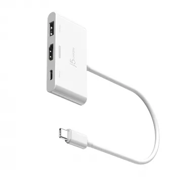j5create JCA399 USB-C® a HDMI™ 4K144Hz e USB™ 3.2 con Power Delivery 100W, nero