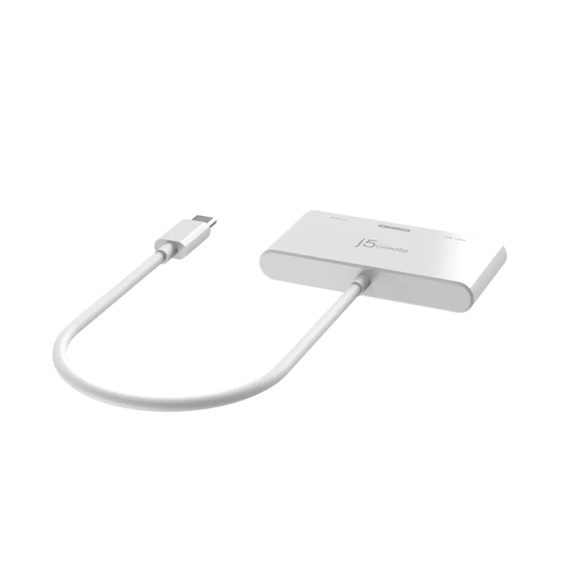 j5create JCA399 USB-C® a HDMI™ 4K144Hz e USB™ 3.2 con Power Delivery 100W, nero