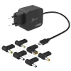 j5create JUP1565DC 67W GaN PD USB-C® Mini caricabatterie con 6 tipi di connettori DC – EU, nero