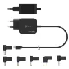 j5create JUP1565DC 67W GaN PD USB-C® Mini caricabatterie con 6 tipi di connettori DC – EU, nero