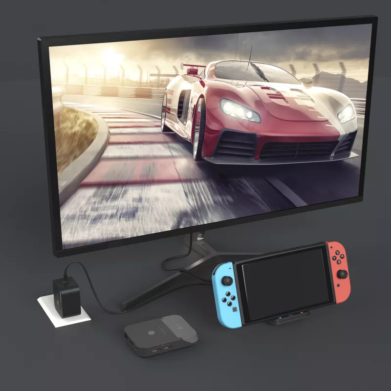 j5create JCD620 Mini docking station per Nintendo Switch™, nero