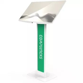 Compulocks supporto a pavimento VESA personalizzabile per monitor fino a 32 pollici bianco