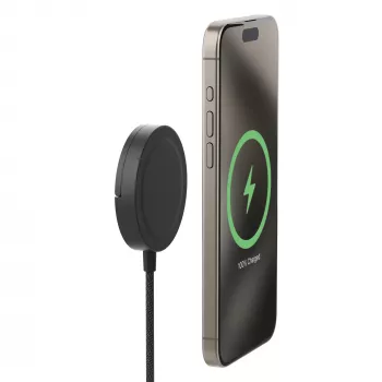 mophie Caricatore magnetico Qi2 smartphone nero USB ricarica wireless ricarica rapida per interni