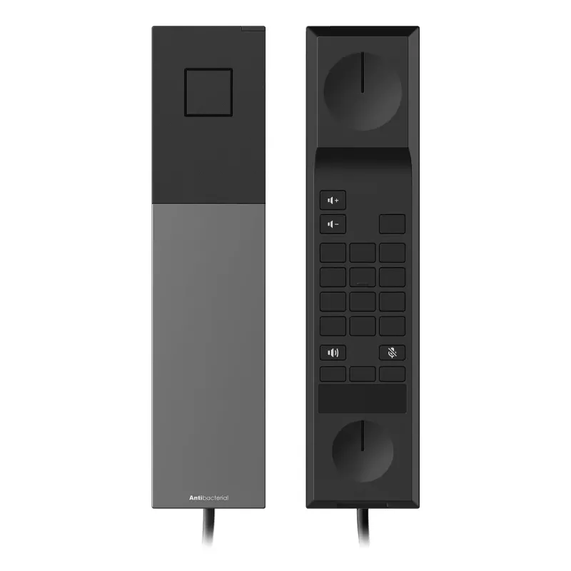 Snom HD30LA Telefono analogico per lobby d'albergo, nero