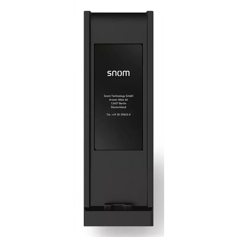 Snom HD30LA Telefono analogico per lobby d'albergo, nero