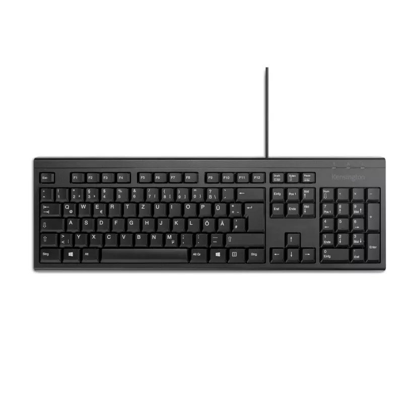 Kensington KB100 EQ tastiera full-size con filo USB membrana QWERTZ