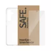 protezione schermo bundle 2-in-1 PanzerGlass SAFE. per Samsung Galaxy S24 — vetro temperato + retro TPU, trasparente, 50 pezzi