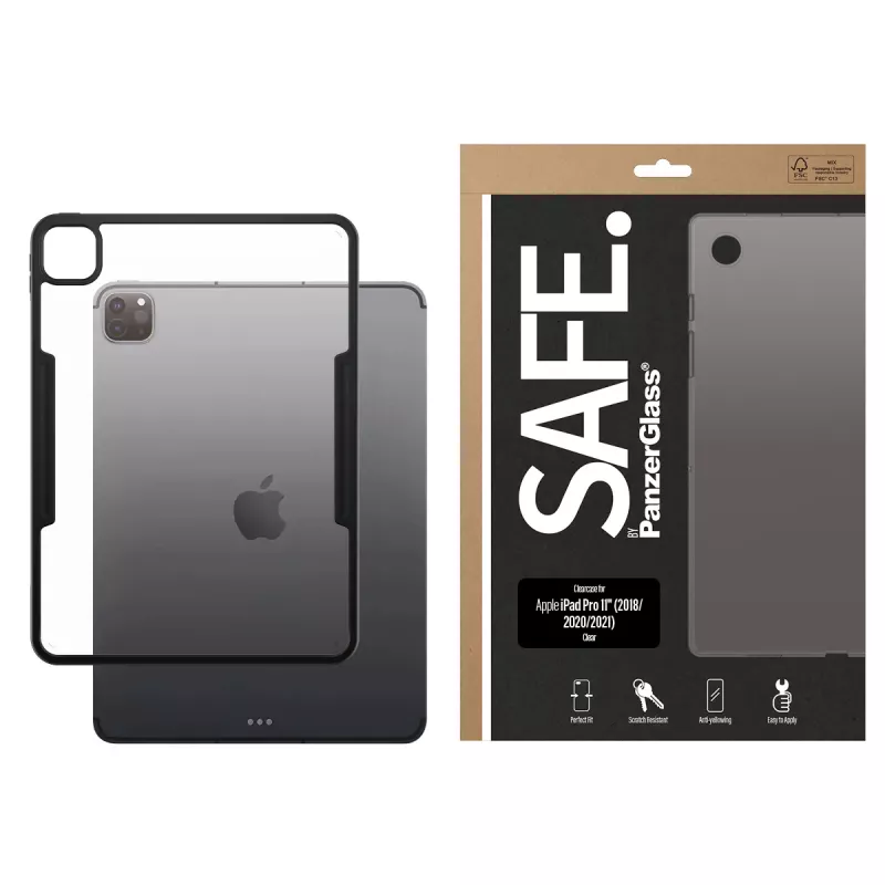 Custodia TPU trasparente PanzerGlass SAFE per Apple iPad Pro 11