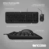 Incase Designed by Microsoft Wired Desktop 600 tastiera mouse inclusi universale USB QWERTY inglese UK nero