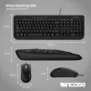 Incase Designed by Microsoft Wired Desktop 600 tastiera mouse inclusi universale USB QWERTY inglese UK nero