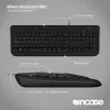 Tastiera cablata full-size Incase Designed by Microsoft Wired 600 — USB, QWERTY, inglese UK, nero