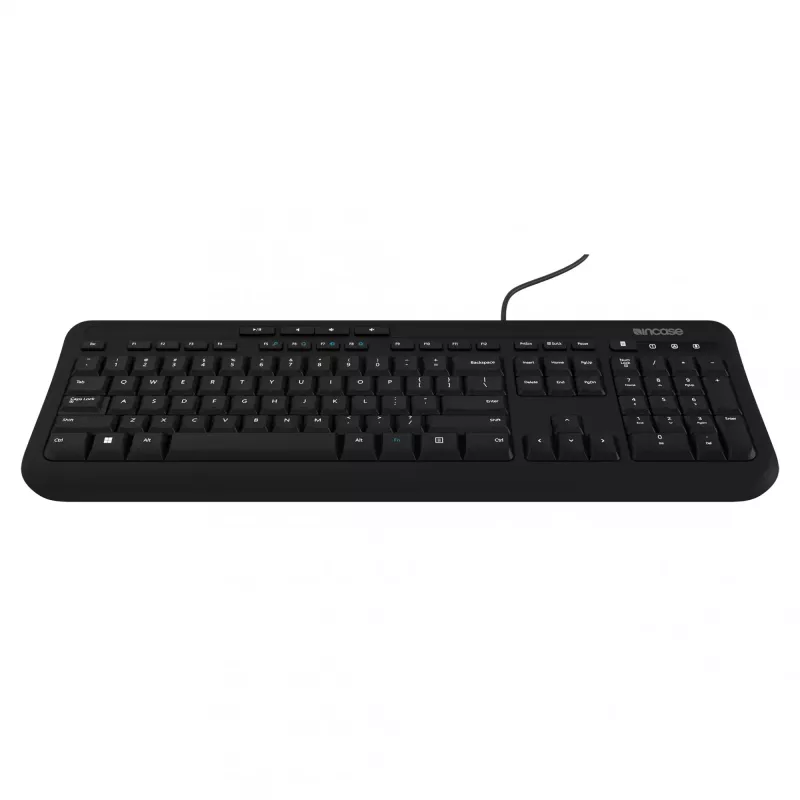 Tastiera cablata full-size Incase Designed by Microsoft Wired 600 — USB, QWERTY, inglese UK, nero