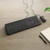 Incase Designed by Microsoft Wired Desktop 600 tastiera mouse inclusi universale USB QWERTY francese nero