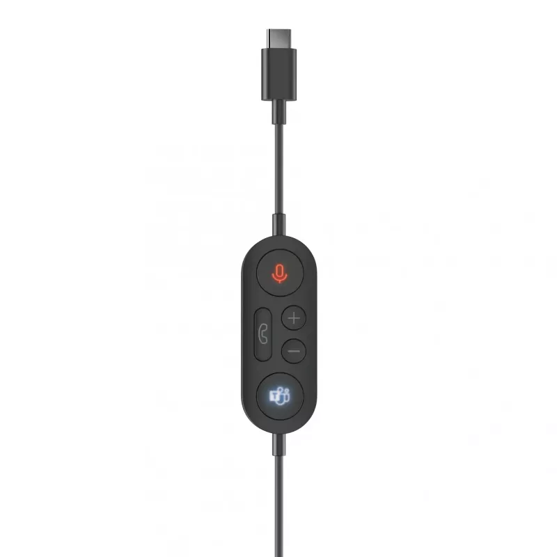 Incase Designed by Microsoft Modern USB-C Headset cuffia cablata con archetto ufficio/call center USB Type-C nero