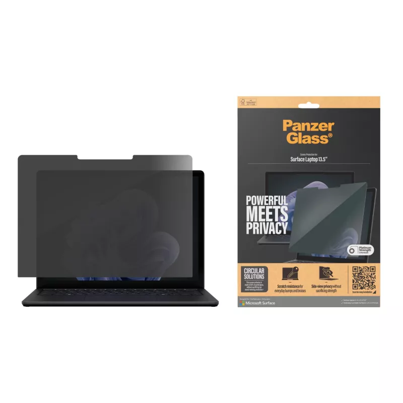 PanzerGlass® filtro privacy Microsoft Surface Laptop 13.5'' | 6 | 5 | 4 | 3 | 2