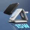 j5create Qi2 3-in-1 Magnetic Travel Wireless Charging Station per interni USB ricarica rapida bianco