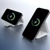 j5create Qi2 3-in-1 Magnetic Travel Wireless Charging Station per interni USB ricarica rapida bianco