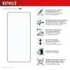 Displex Pellicola protettiva Premium (Full Cover, 10H) per Samsung Galaxy S25 Edge, cornice di montaggio Eco, Full Cover