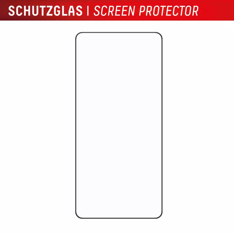 Displex Pellicola protettiva Premium (Full Cover, 10H) per Samsung Galaxy S25 Edge, cornice di montaggio Eco, Full Cover