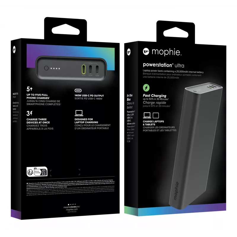 Caricabatterie portatile Mophie Powerstation Ultra - 25000 mAh