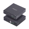 StarTech.com extender KVM HDMI su rete IP, 4K 60Hz, driverless, HDMI e USB su Ethernet/CAT6, AVoIP, kit trasmettitore e ricevitore, include kit di montaggio