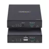 StarTech.com extender KVM HDMI su rete IP, 4K 60Hz, driverless, HDMI e USB su Ethernet/CAT6, AVoIP, kit trasmettitore e ricevitore, include kit di montaggio