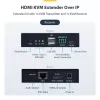 StarTech.com extender KVM HDMI su rete IP, 4K 60Hz, driverless, HDMI e USB su Ethernet/CAT6, AVoIP, kit trasmettitore e ricevitore, include kit di montaggio