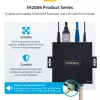StarTech.com extender KVM HDMI su rete IP, 4K 60Hz, driverless, HDMI e USB su Ethernet/CAT6, AVoIP, kit trasmettitore e ricevitore, include kit di montaggio