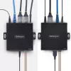 StarTech.com extender KVM HDMI su rete IP, 4K 60Hz, driverless, HDMI e USB su Ethernet/CAT6, AVoIP, kit trasmettitore e ricevitore, include kit di montaggio