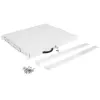 Cassetto portatastiera ROLINE 19 inch 1HE 400 T con serratura grigio