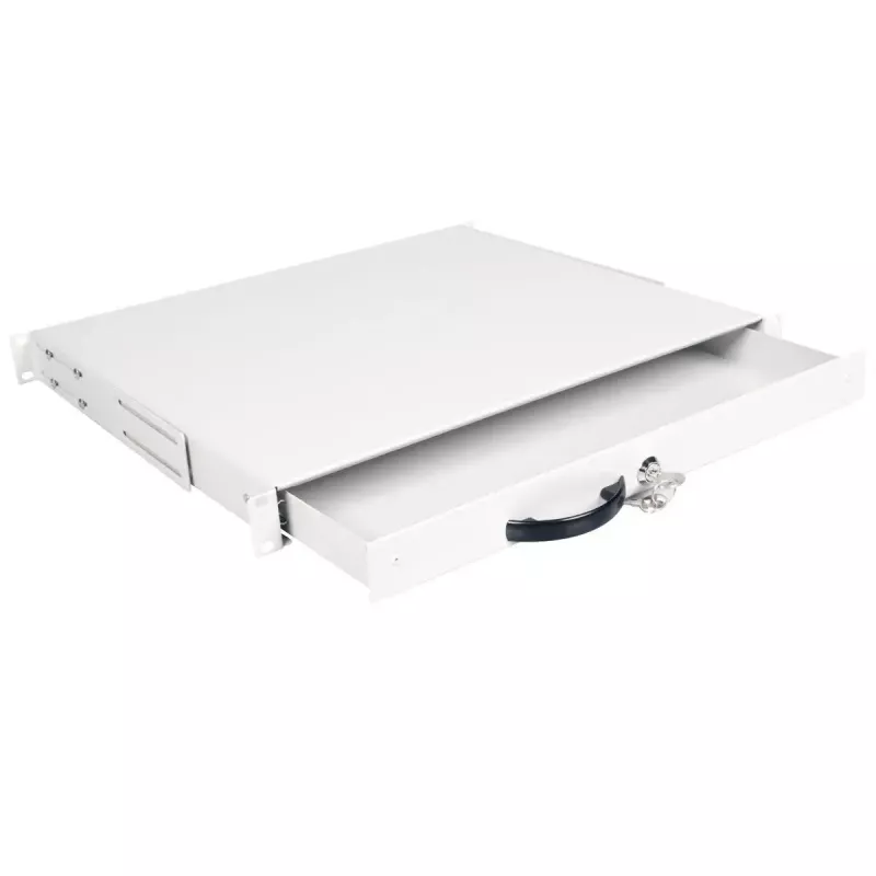 Cassetto portatastiera ROLINE 19 inch 1HE 400 T con serratura grigio