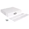 Ripiano tastiera ROLINE 19 pollici 2U 400 T con serratura grigio