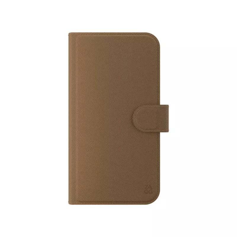 ZAGG 702314850 Folio custodia a libro per Apple iPhone 16e/15/14/13, similpelle, marrone