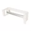 Supporto per guida DIN ROLINE 19 pollici 4U, acciaio, grigio (modello 26.21.0112)