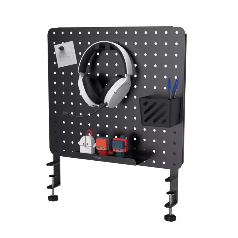 Set organizer da scrivania Trust GXT 724 Vesto nero 600x20x470 mm