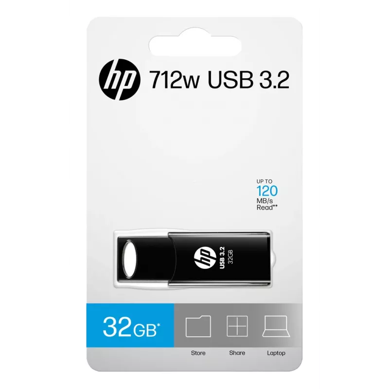 Chiavetta USB HP 712w 32 GB USB Type-A 3.2 Gen 1 (3.1 Gen 1) nero