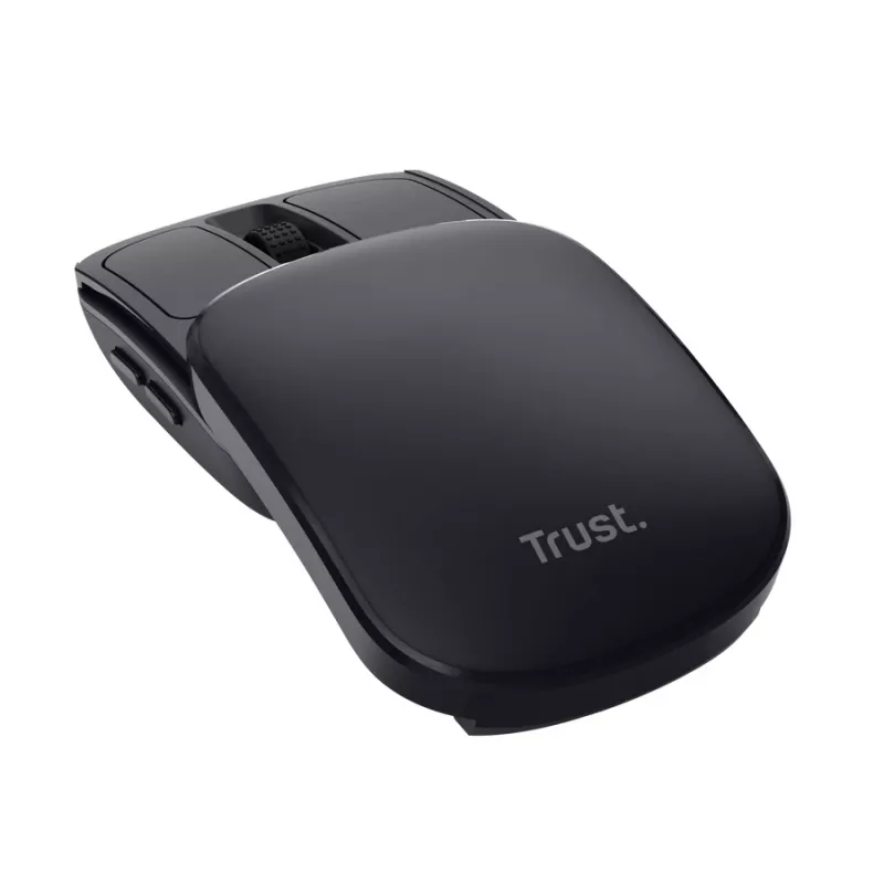 Mouse TRUST Travel ambidestro RF Wireless 2400 DPI, 6 tasti, nero