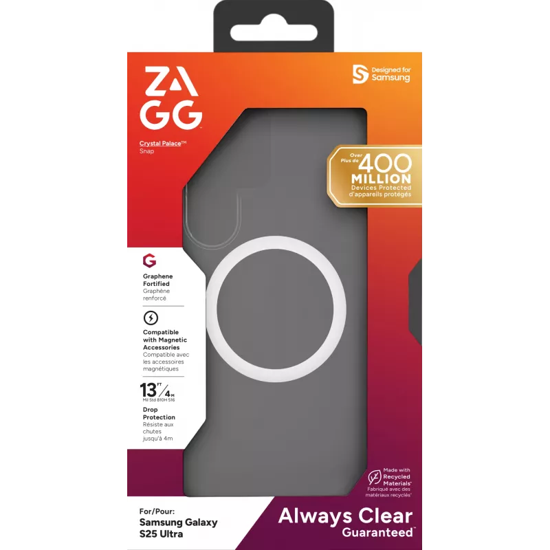 Cover ZAGG Samsung Galaxy S25 Ultra trasparente 6,9