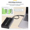 Case USB4 M.2 NVMe StarTech.com, 40 Gbit/s, case esterno USB-C/Thunderbolt per SSD NVMe, case con dissipatore in alluminio, B+M/M-Key