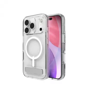 Custodia ZAGG Crystal Palace Snap Kickstand per Apple iPhone 17 Pro trasparente