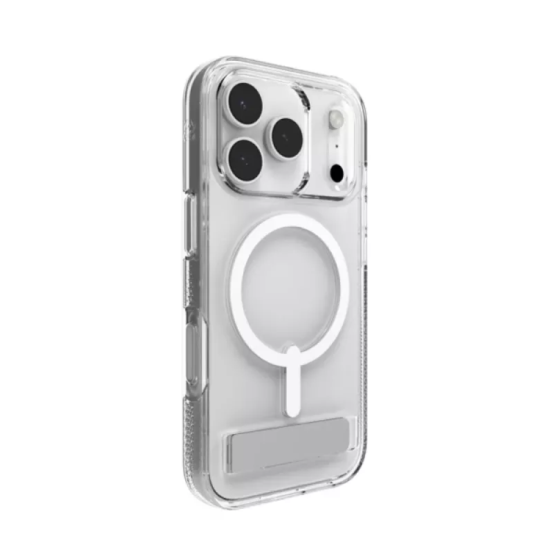 Custodia ZAGG Crystal Palace Snap Kickstand per Apple iPhone 17 Pro trasparente